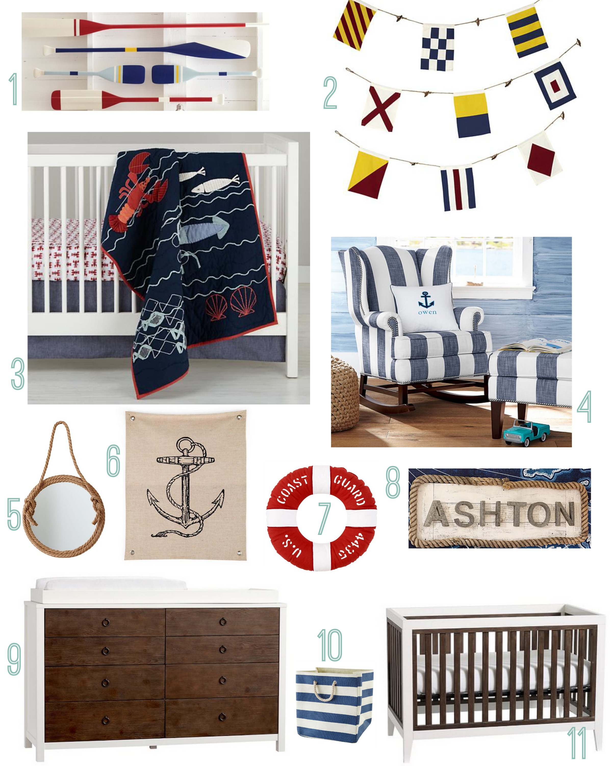 Nautical Nursery Inspiration Rustic Baby Chic