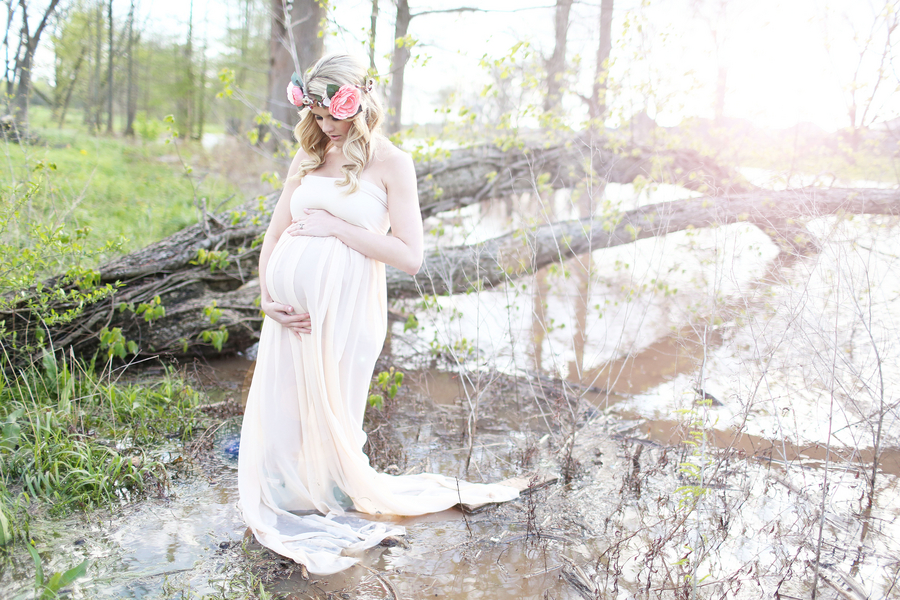 Goddess Maternity Shoot Rustic Baby Chic