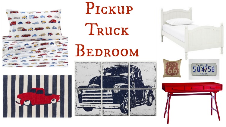 Pickup Truck Boy's Room - Rustic Baby Chic