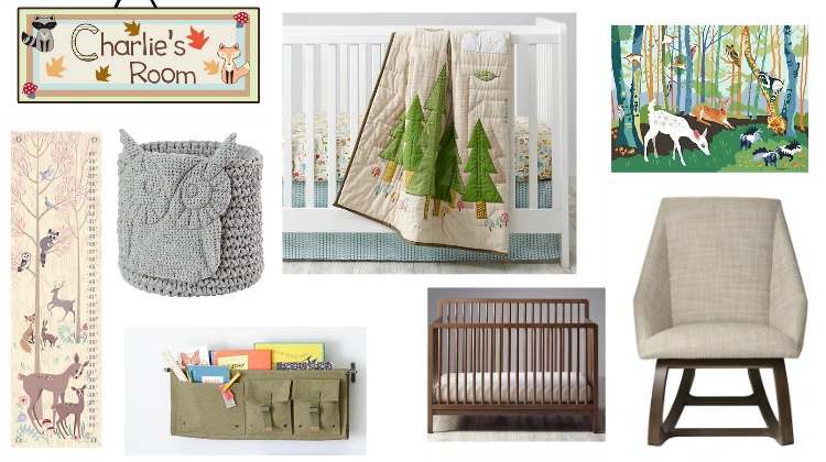 Forest Nursery Inspiration - Rustic Baby Chic